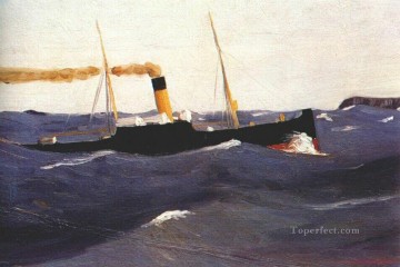 Edward Hopper Painting - tramp steamer Edward Hopper
